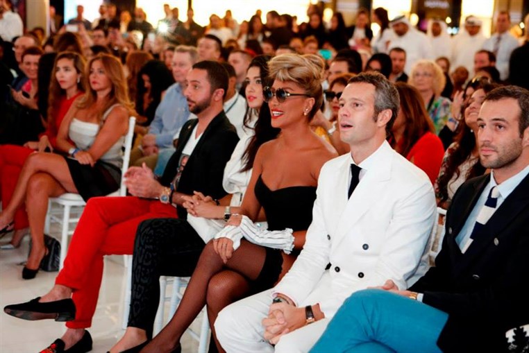 Maya Diab in Dubai Fashion Week 